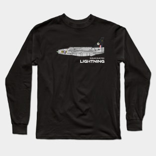 English Electric Lightning (74 Sqd RAF) Long Sleeve T-Shirt